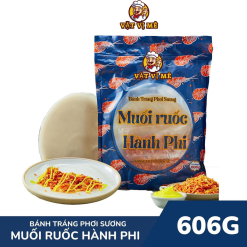 bánh tráng phơi sương muối ruốc hành phi