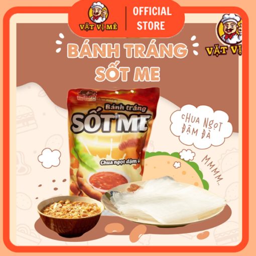 bánh tráng sốt me