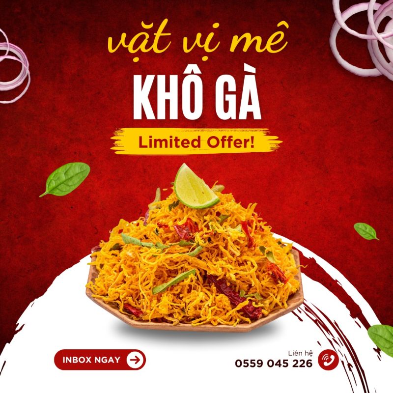 Khô gà lá chanh