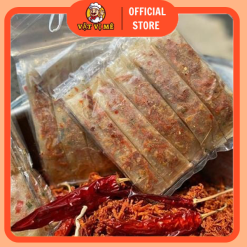 Bánh Tráng Dẻo Cuộn Khô Heo Xâu 10 Bịch (Kèm Chai Sốt Tắc)